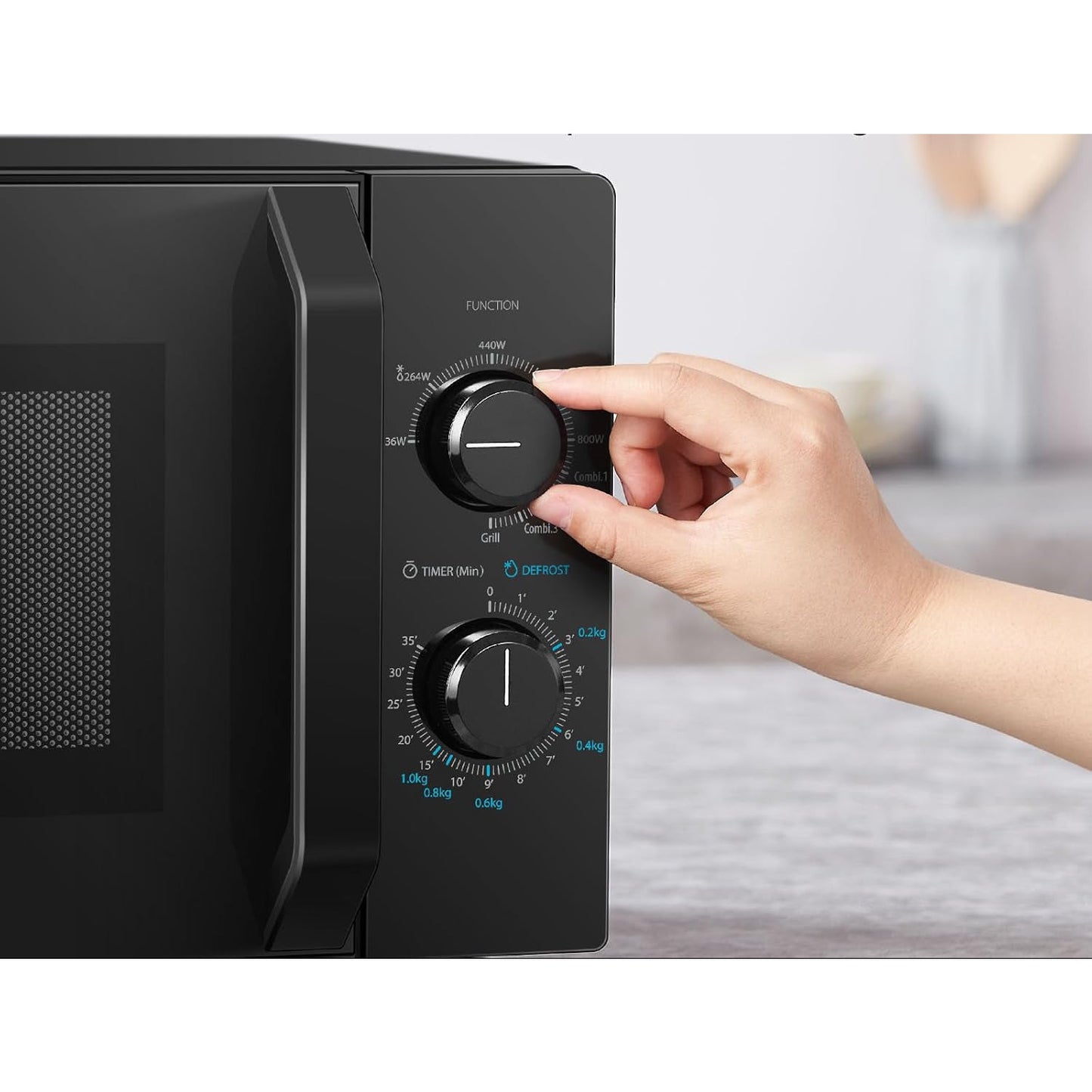 Toshiba MW2-MG20PF Microwave with Crispy Grill 20L Black