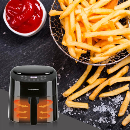 GOURMETmaxx 4.5L 1400W Digital Hot Air Fryer with 8 Programs
