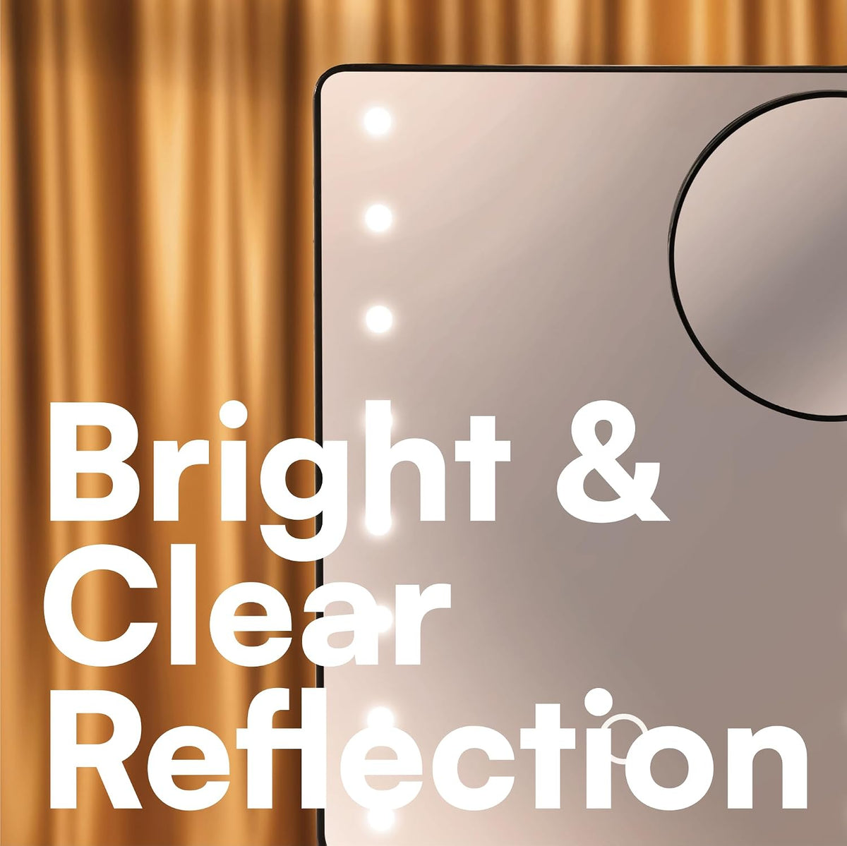 H&S HS-16LED LED Illuminated Cosmetic Mirror
