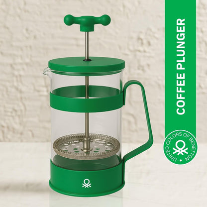 United Colors of Benetton Rainbow French Press 6 Cups 600ml Matt Green