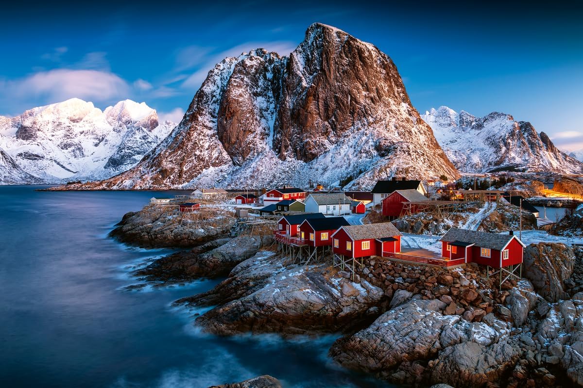 Ravensburger 3000-Piece Hamnoy Lofoten Norway Landscape Premium Puzzle