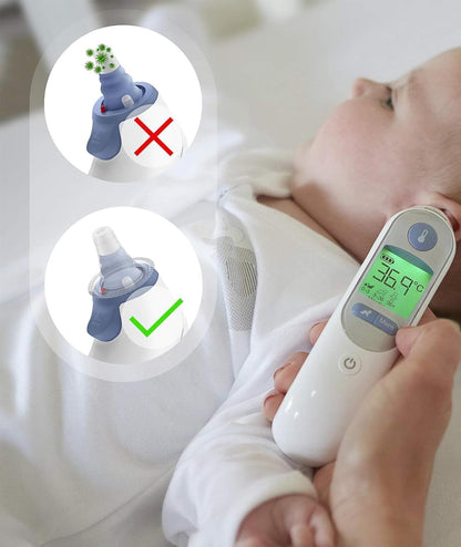 20PCS Hygienic Thermometer Ear Caps – Universal Fit for Babies & Kids