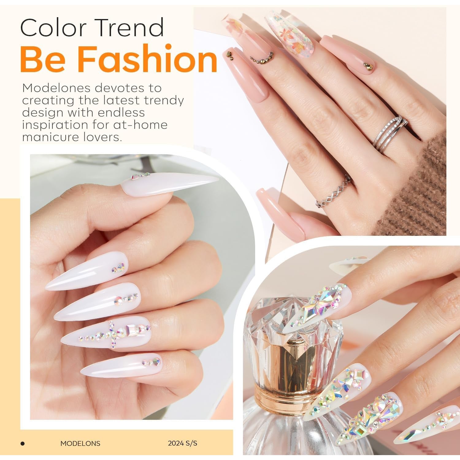 Modelones 15ml Gummy Base False Nail Glue for UV/LED