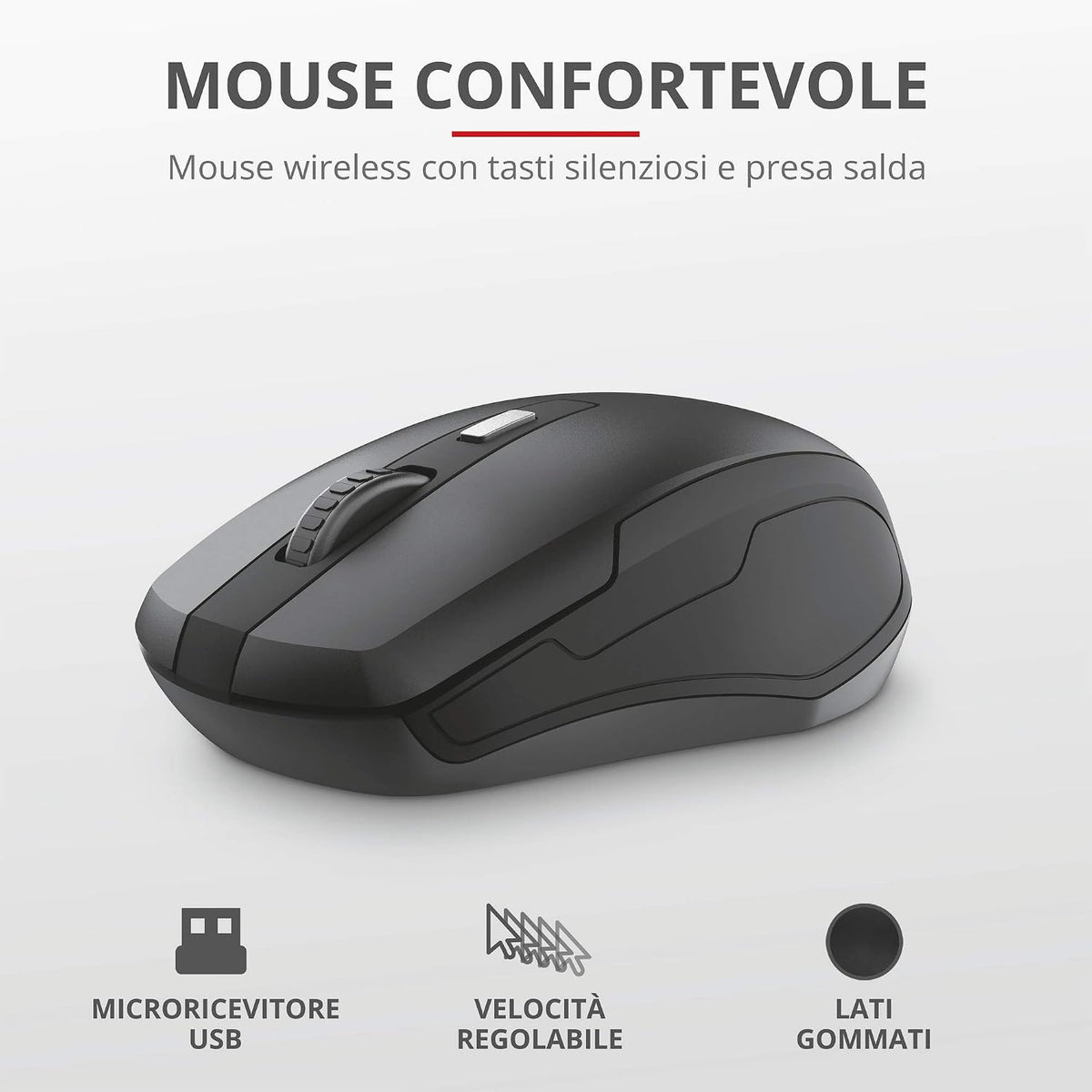 Trust Ymo Wireless Keyboard and Mouse Set Black