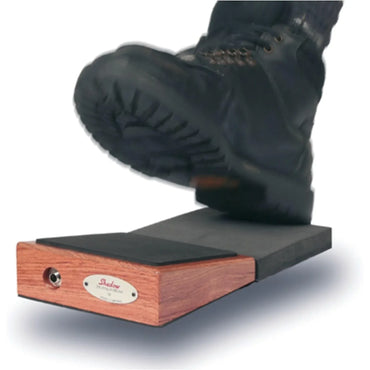 Shadow Stompin' Bass Drum Pedal with Active NanoMAG Pickup – Compact Rosewood Stomp Box - Gomix Brands Outlet