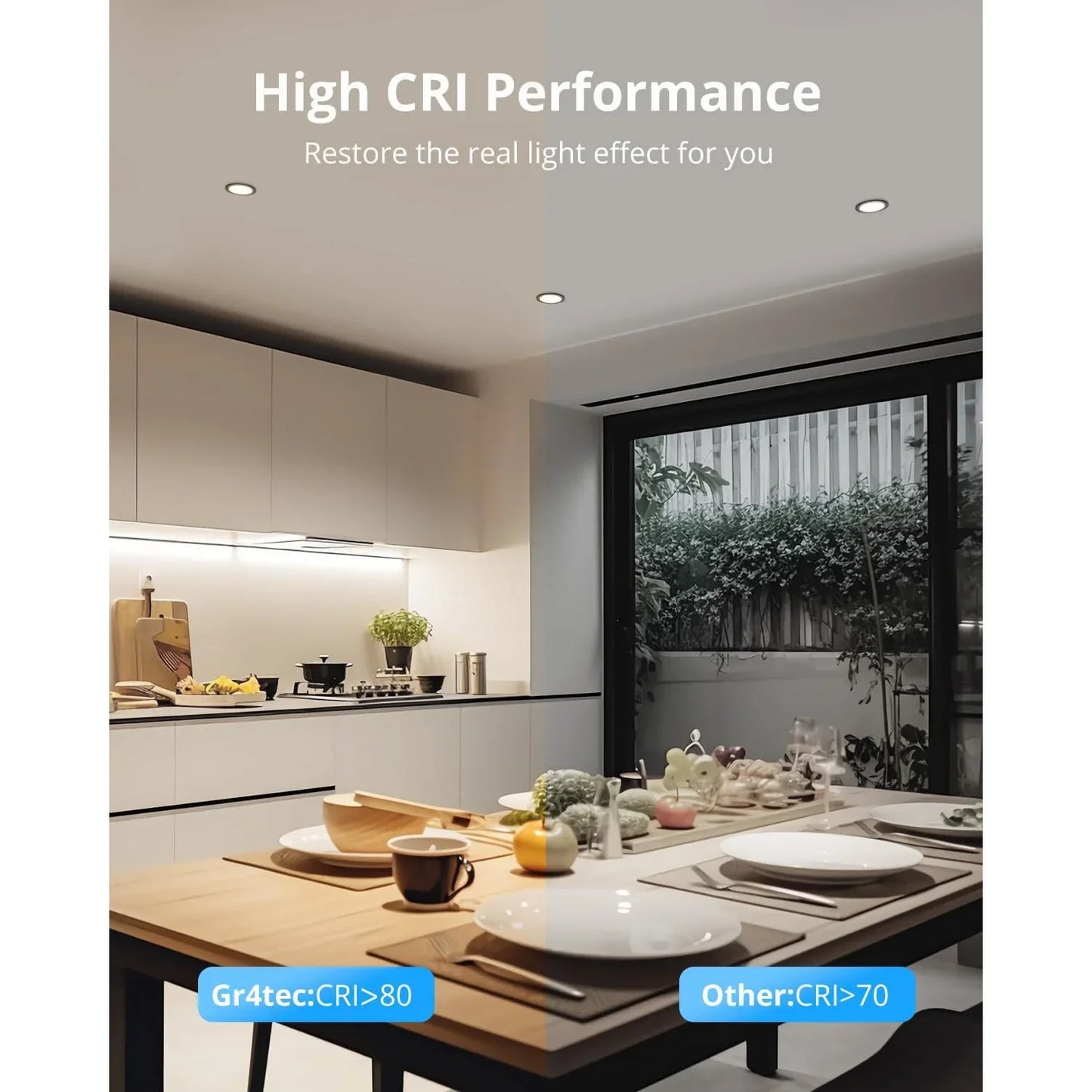 Gr4tec Ultra-Thin Dimmable LED Recessed Spotlight 6W 4000K - Gomix Brands Outlet