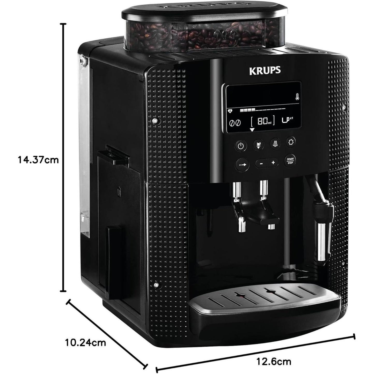 Krups EA815070 Fully Automatic Espresso Machine with CappuccinoPlus Nozzle