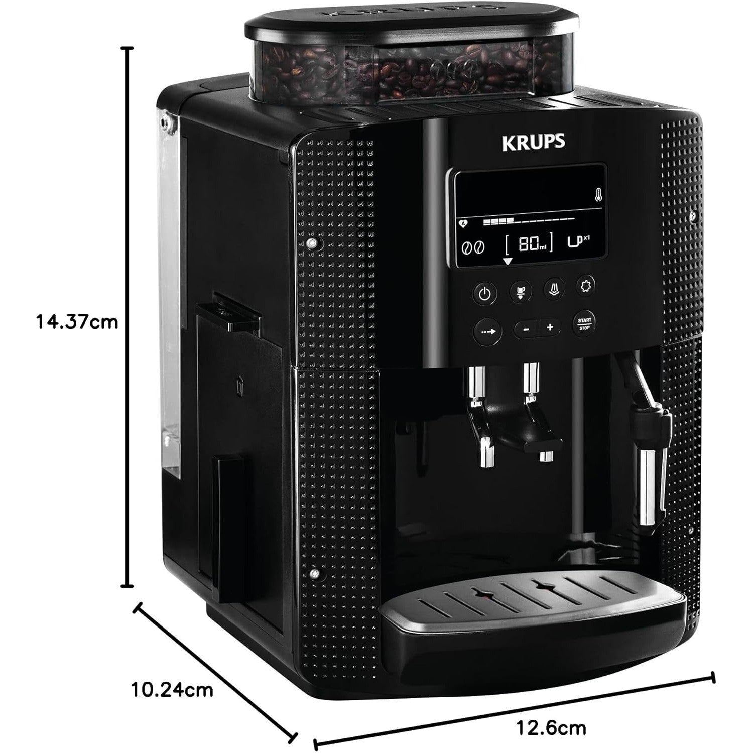 Krups EA815070 Fully Automatic Espresso Machine with CappuccinoPlus Nozzle