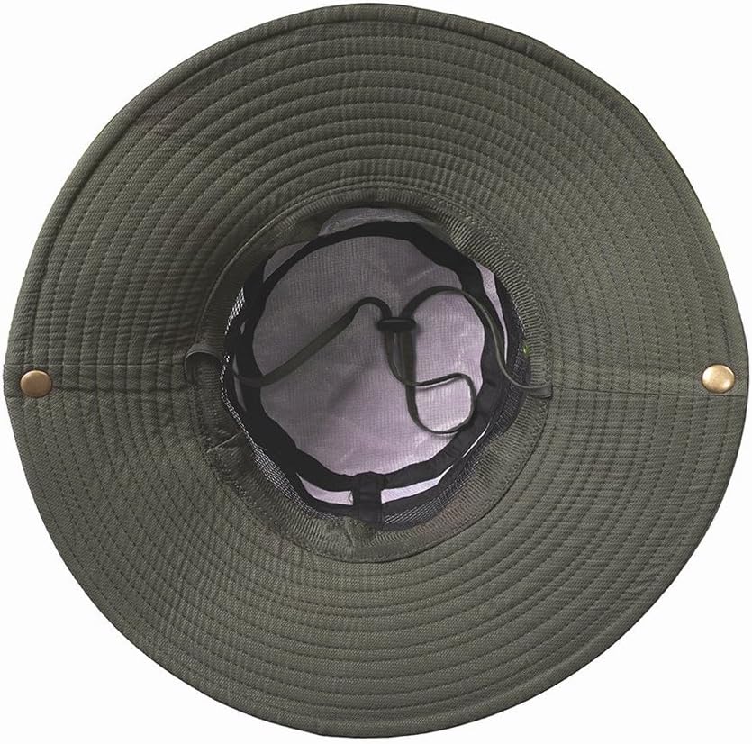 Outdoor Hunting Wide Brim Summer Hat Adjustable Packable Breathable Polyester UPF 50 Protection