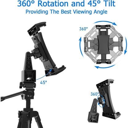 Cenawin Universal Tablet Tripod Adapter for 4.7‑12.9‑Inch Devices