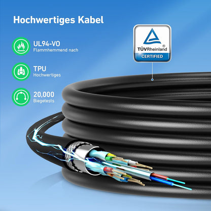 Evjuicion 8m Type 2 Schuko EV Charger with LED Indicator