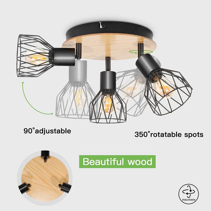 E14 LED Ceiling Light with Spotlights D0518