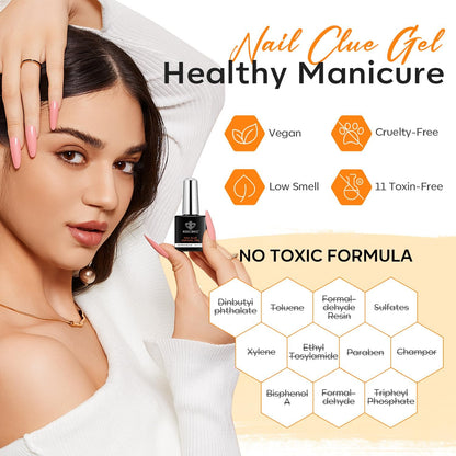 Modelones 15ml Gummy Base False Nail Glue for UV/LED