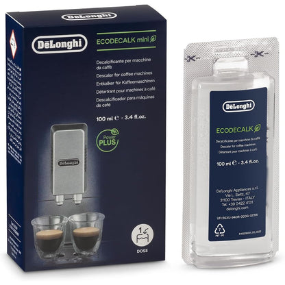 De'Longhi EcoDecalk 100ml Eco-Friendly Natural Limescale Coffee Machine Descaler