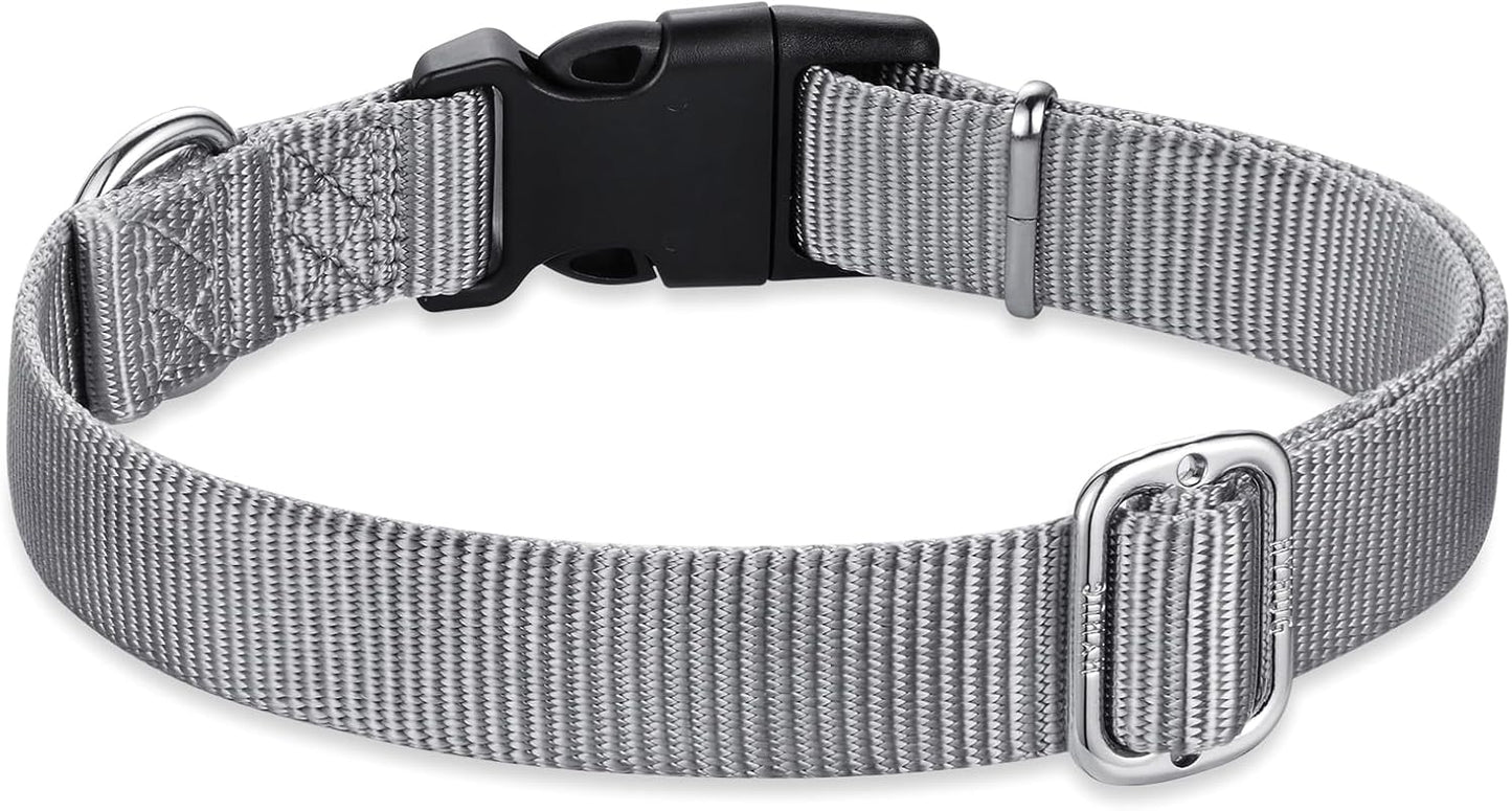 Durable Nylon Dog Collar for Small to Large Breeds