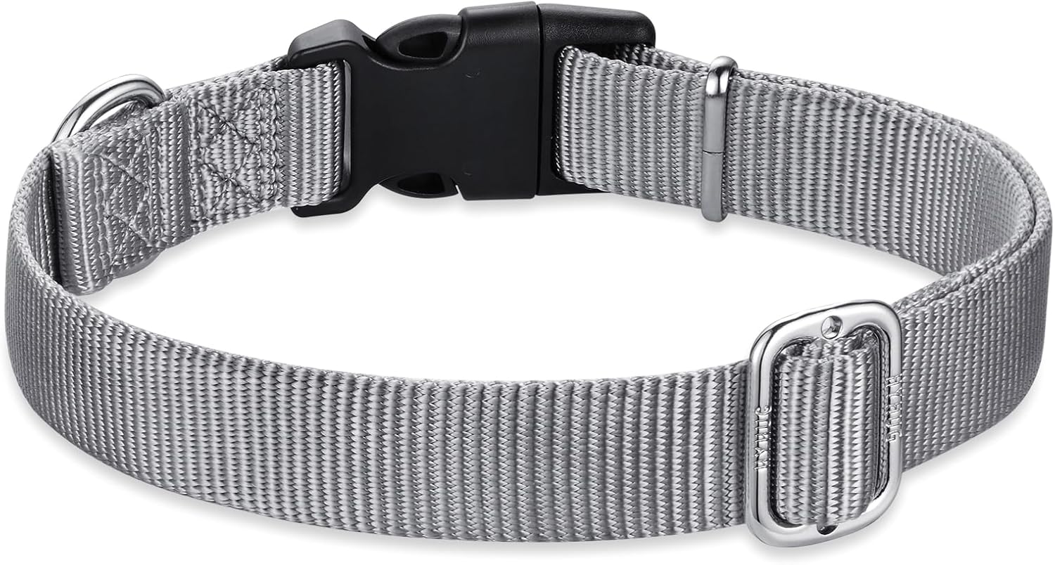 Durable Nylon Dog Collar for Small to Large Breeds