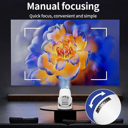 SENECESLI SENECESLI8dwm25kg91 Mini Portable Movie Projector White