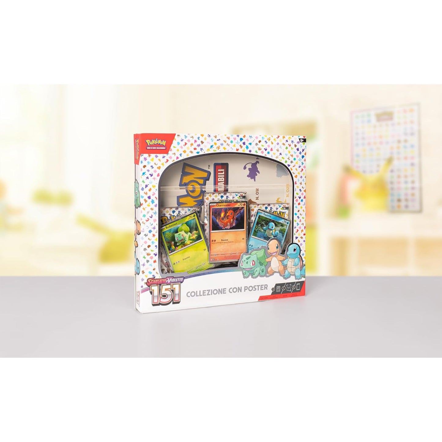 Pokémon Poster Collection Scarlet & Violet 151 with Holographic Cards