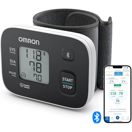 Omron RS3 Intelli IT Wrist Blood Pressure Monitor with Bluetooth