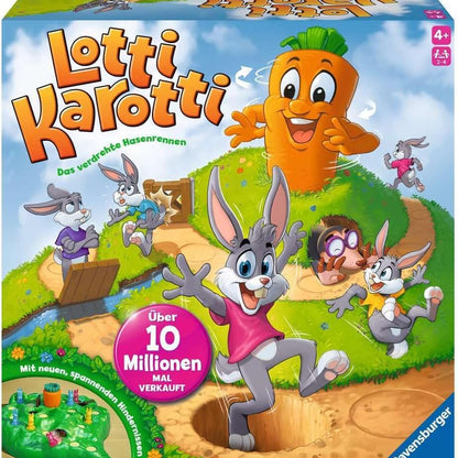 Ravensburger Lotti Karotti Racing Board Game – Fun Family Carrot Chase