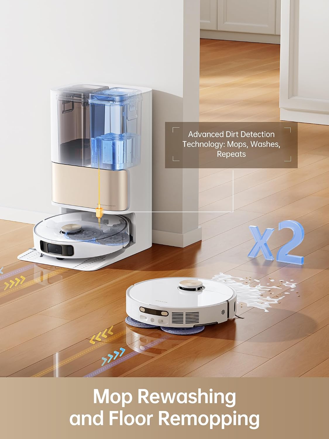 Dreame L10s Pro Ultra Robotic Vacuum Cleaner 7000Pa White