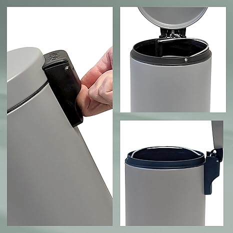 Kela Monaco 3L Stainless Steel Cosmetic Bin with Removable Inner Bucket