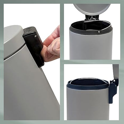 Kela Monaco 3L Stainless Steel Cosmetic Bin with Removable Inner Bucket