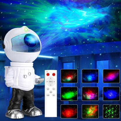 BCGA Astronaut Star Projector Galaxy LED Night Light with Remote
