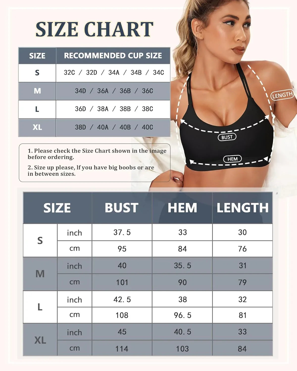 As Fairy High Support Wireless Strappy Sports Bra - Gomix Brands Outlet