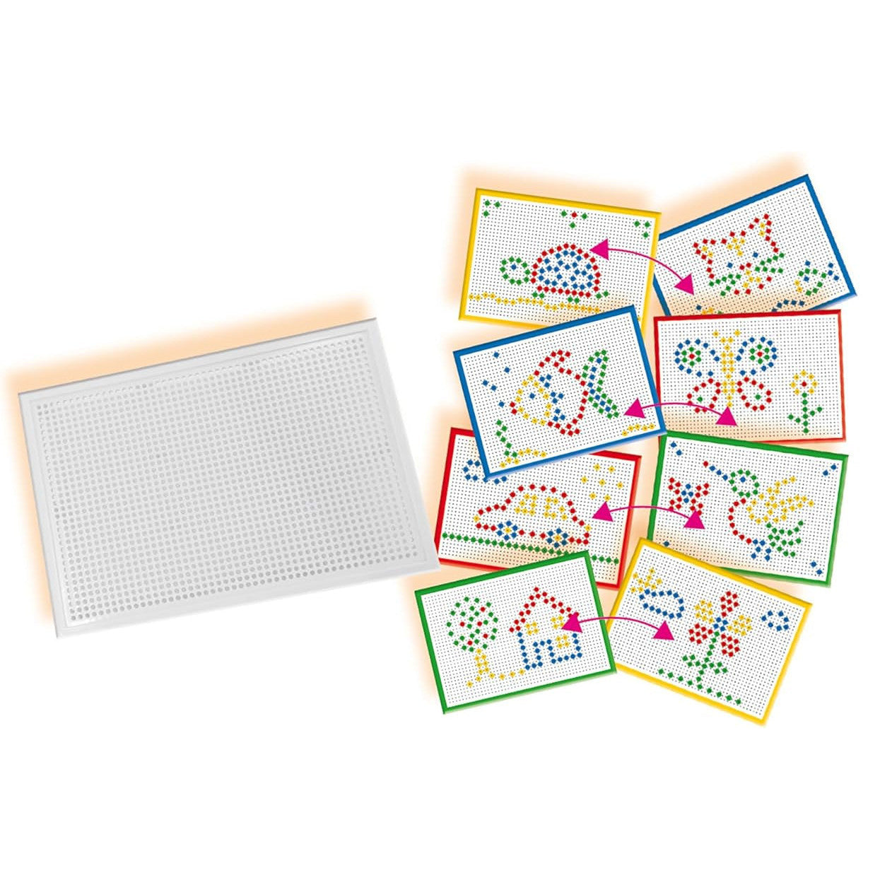 SES Creative Mosaic Board Mixed Colours Kids Creative Craft Kit