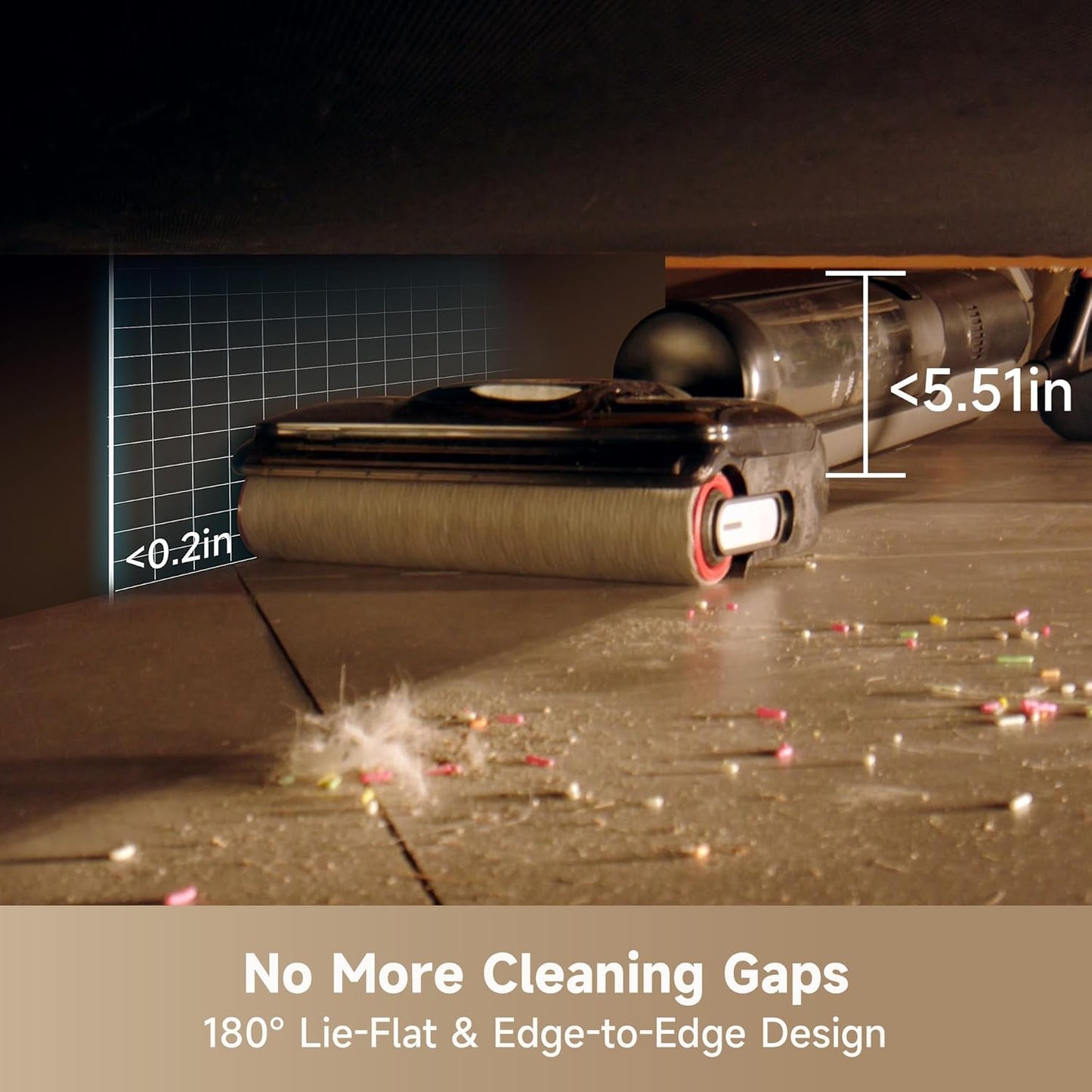 Dreame H12 Pro FlexReach Wet Dry Vacuum Cleaner 18000Pa Cordless Vacuum Mop 50Mins Runtime