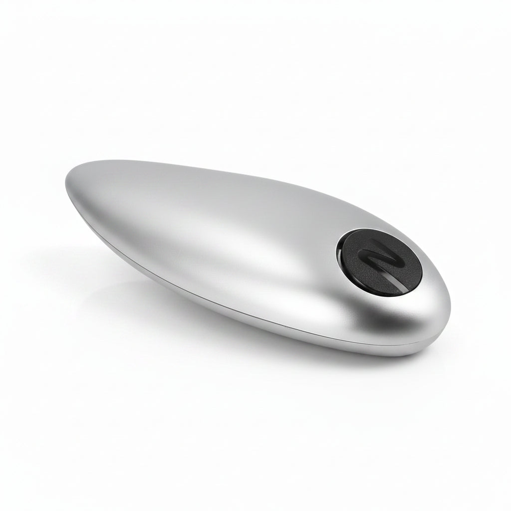 Yulado Electric Can Opener One-Touch Automatic Stainless Steel Blade Silver Black
