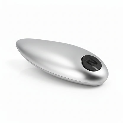 Yulado Electric Can Opener One-Touch Automatic Stainless Steel Blade Silver Black