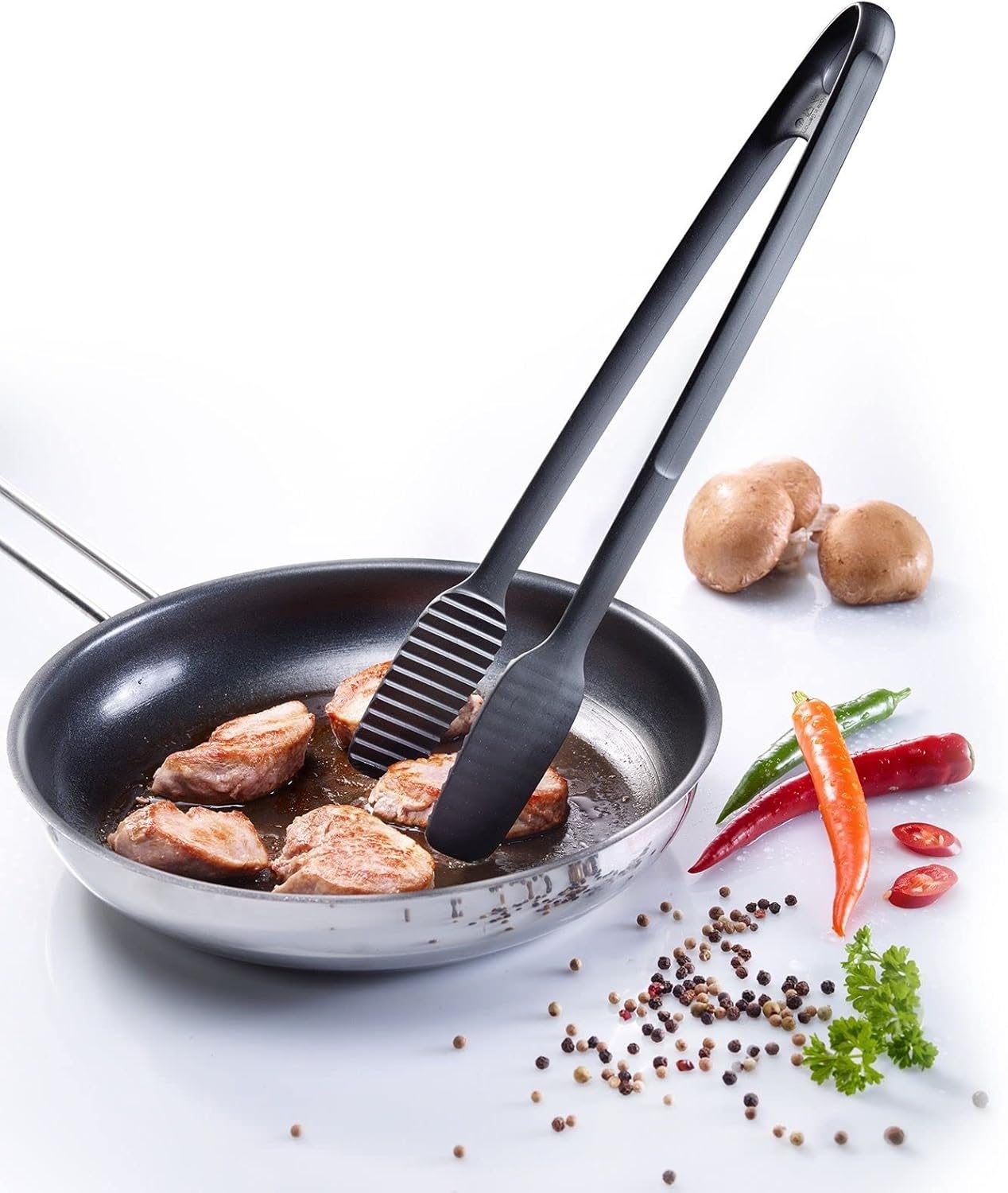 Westmark 2-Piece Heat-Resistant Plastic Roasting & Barbecue Tongs Set