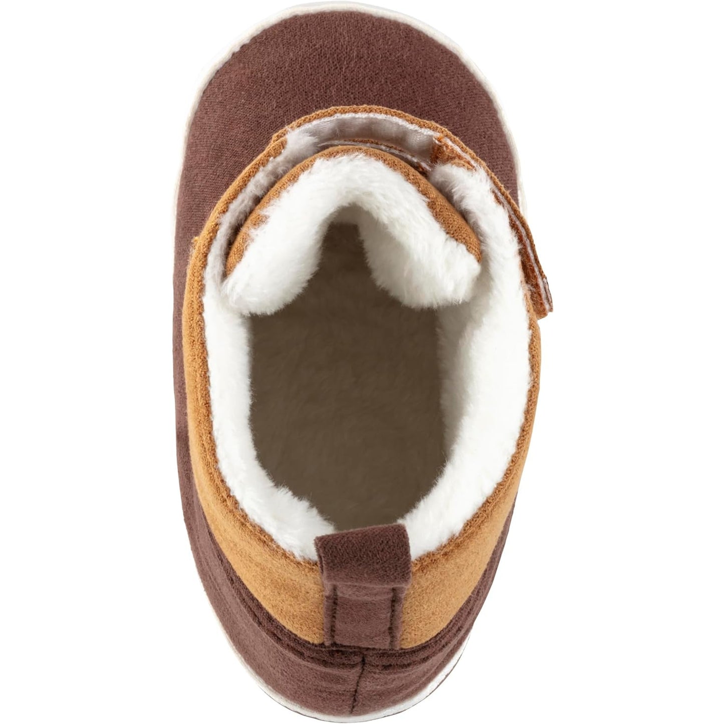 Sterntaler Boys Velour Boots with Faux Leather Star Sole