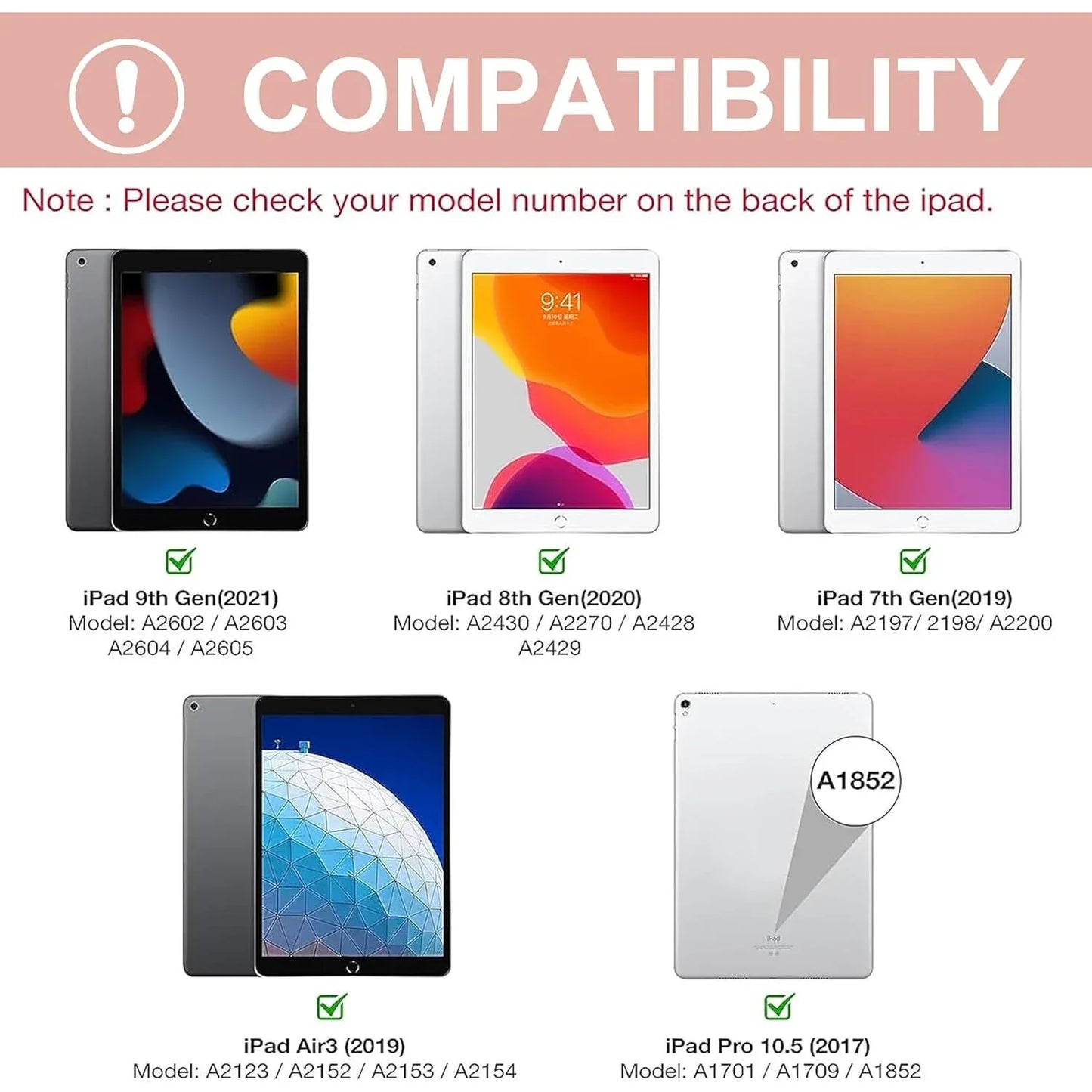 JADEMALL Backlit Detachable iPad Keyboard Case - Gomix Brands Outlet