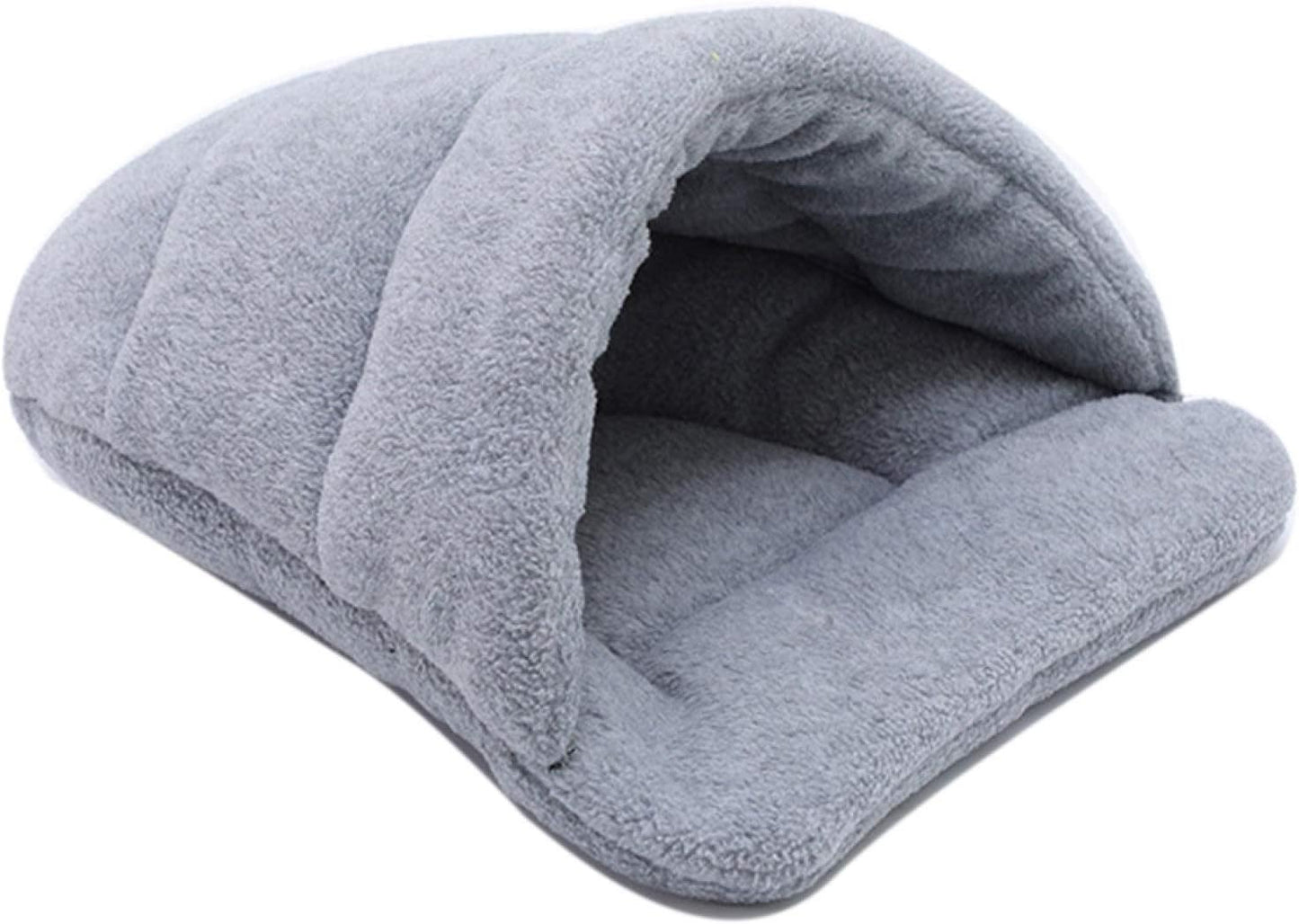 Cozy Light Gray Boot-Shaped Pet Bed for Dogs and Cats