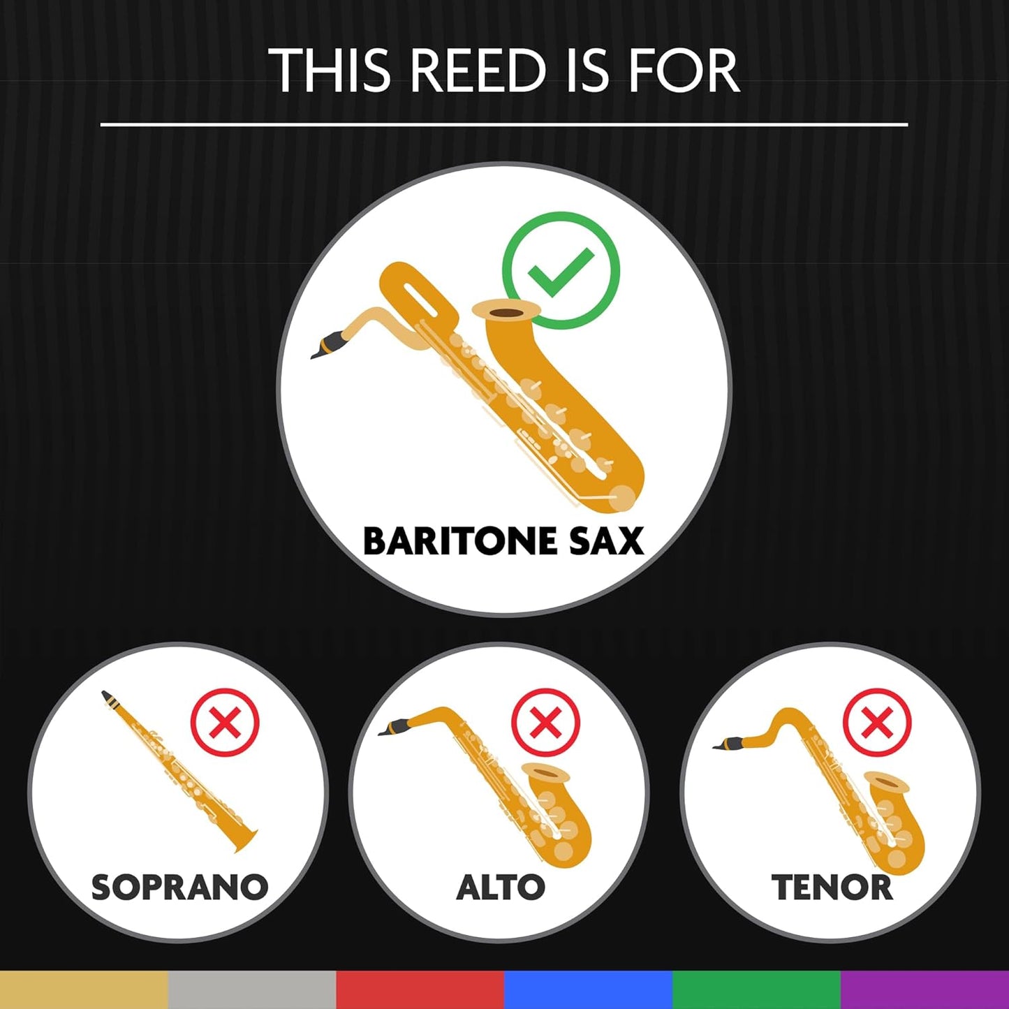 Légère Classic Baritone Saxophone Reed, 3.5 Strength - Premium Synthetic
