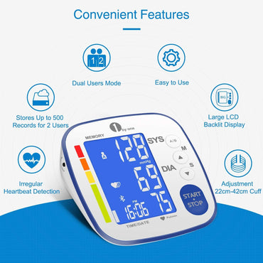 Bluetooth Arm Blood Pressure Monitor (Refurbished B)