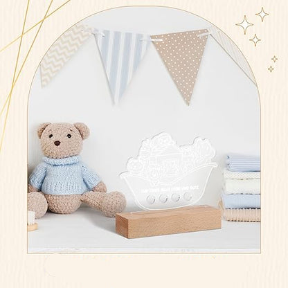 Little Prints Arca lui Noe Baby Night Light Lamp