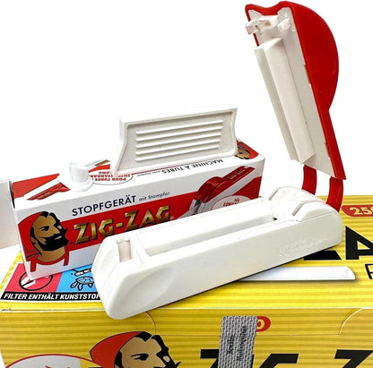 Zig‑Zag Empty Cigarette Tubes and Filling Machine Starter Set - Gomix Brands Outlet
