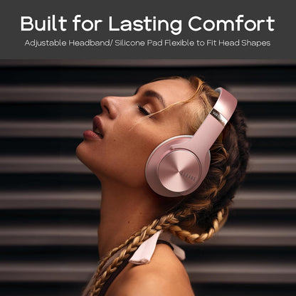 DOQAUS Black Over-Ear Wireless Bluetooth Headphones Care 1