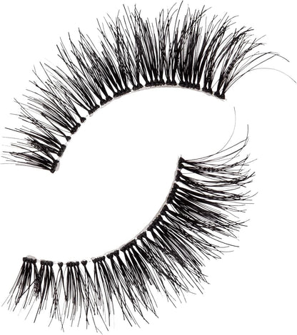 KISS Blowout Lash Collection 4 Pairs Reusable Faux-Mink Eyelash Set with Glue