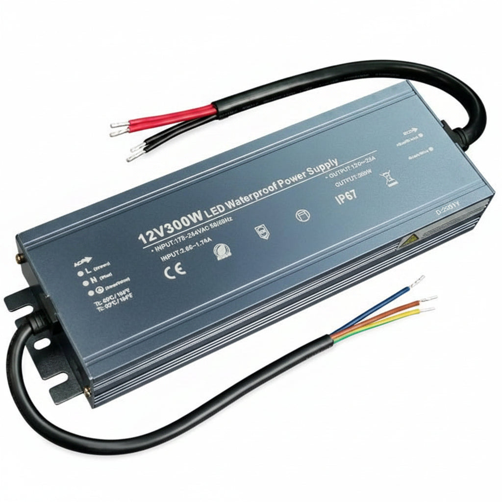 Alinana BL-G300WHB-12 Waterproof IP67 LED Power Supply Transformer 12V