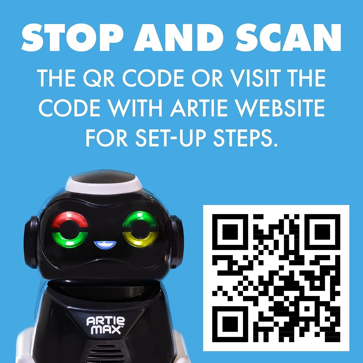 Artie Max Coding Robot Drawing Toy for Kids Ages 8-12