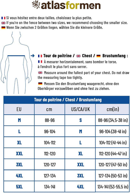 Atlas For Men Lightweight Microfleece Sweater – Warm, Soft, Winter Essential