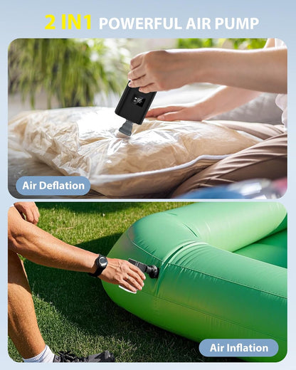 ZOPOM Portable Air Pump for Inflatables 5X Faster USB Rechargeable Mini