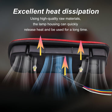 Ygmylandbb RGUS*WEIDENG 46 LED Trailer Tail Lights 12V 2-Pack