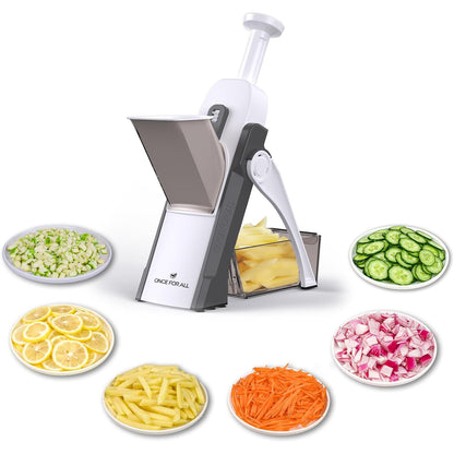 All-in-One Adjustable Mandoline Slicer - Effortless Kitchen Prep