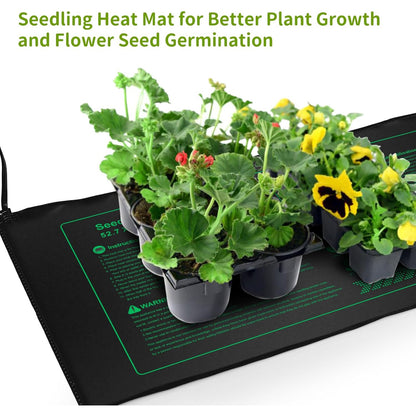 NAMOTEK 2-Pack Waterproof Seedling Heat Mat 10x20 Hydroponic